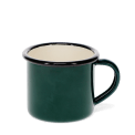 Enamel espresso mug - Dark green