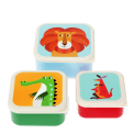 Snack boxes (set of 3) - Colourful Creatures