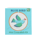 Mini Cross-Stitch Kit - Blue Bird