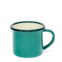 Enamel espresso mug - Teal