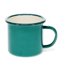 Enamel mug - Teal