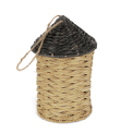 Rattan birdhouse - Black