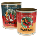 Large storage tins (set of 2) - Passata
