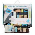 Wooden tools and tool belt playset