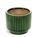 Ridged planter - Green