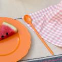 Melamine long-handled spoon - Orange