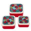 Snack boxes (set of 3) - Ladybird