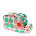 Makeup bag - Pink and green Daisy