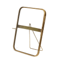 Rounded standing brass frame 13x18cm