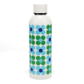 Stainless steel drinks bottle 500ml - Blue and green Daisy