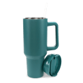 Travel tumbler with handle (1.2Ltr) - Petrol blue