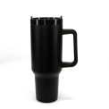 Travel tumbler with handle (1.2Ltr) - Black