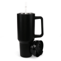 Travel tumbler with handle (1.2Ltr) - Black