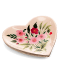 Flowers heart trinket dish