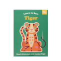 Learn to sew wooden hand-stitch set - Tiger