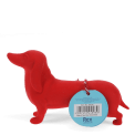 Giant sausage dog eraser red