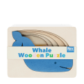 Wooden layered puzzle (5 pieces) - Whale