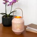 Enamel tealight lantern - Pink