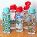 Drinks bottle with push button lid 700ml