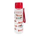 Drinks bottle with push button lid 700ml - Sausage Dog