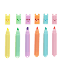 Mini highlighters (set of 6) - Bear