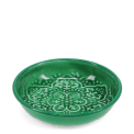 Enamel trinket dish - Dark green