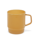 Stacking glass coffee cup 280ml - Light topaz