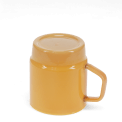 Stacking glass coffee cup 280ml - Light topaz