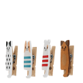 Mini wooden pegs (set of 4) - Dogs