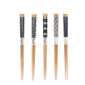 Wooden chopsticks (pack of 5 pairs) - Wagara patterns