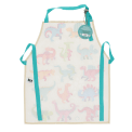 Wipeable cotton children's apron - Baby Dinos