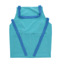 Two-tone utility apron - Pale blue