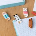 Mini wooden pegs (set of 4) - Dogs