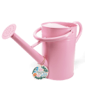 Galvanised steel watering can 4.5L - Pink