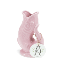 pink fish vase