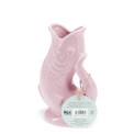 pink fish vase