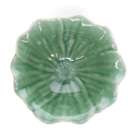 Large green flower bowl