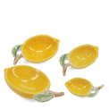 Ceramic measuring cups (set of 4) - Lemons