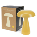 Touch dimmable mushroom table lamp - Mustard yellow