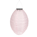 Outdoor solar pendant lantern - Soft pink