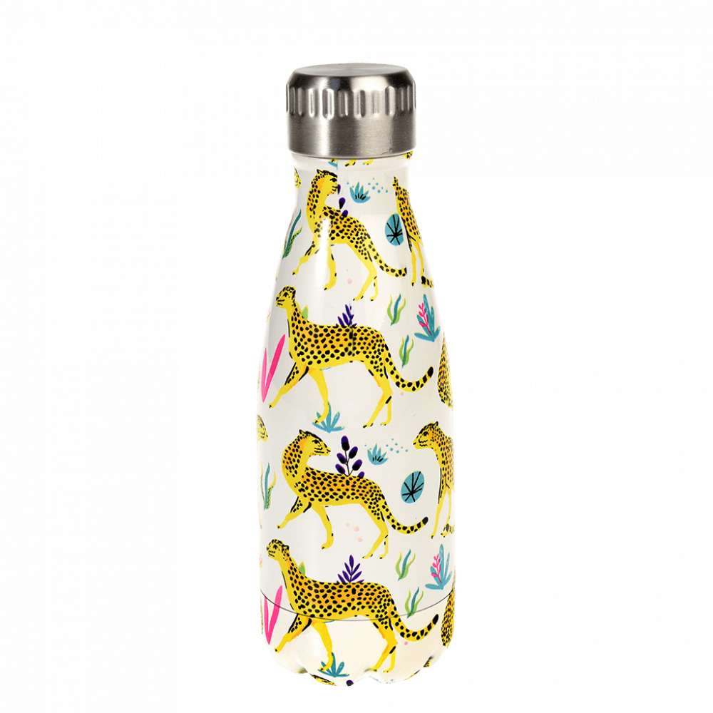 ﻿Cheetah 260ml Stainless Steel Bottle | ﻿Rex London