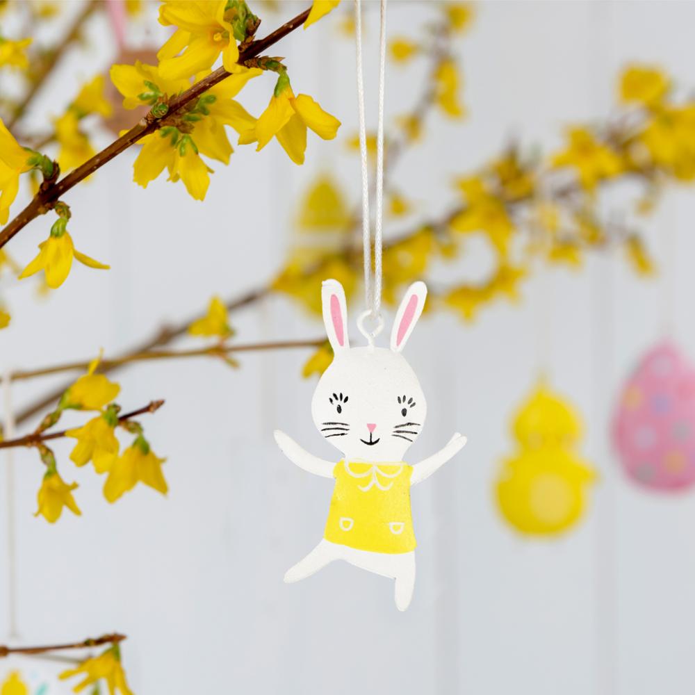 ﻿Mini Yellow Tshirt Bunny Decoration | ﻿Rex London