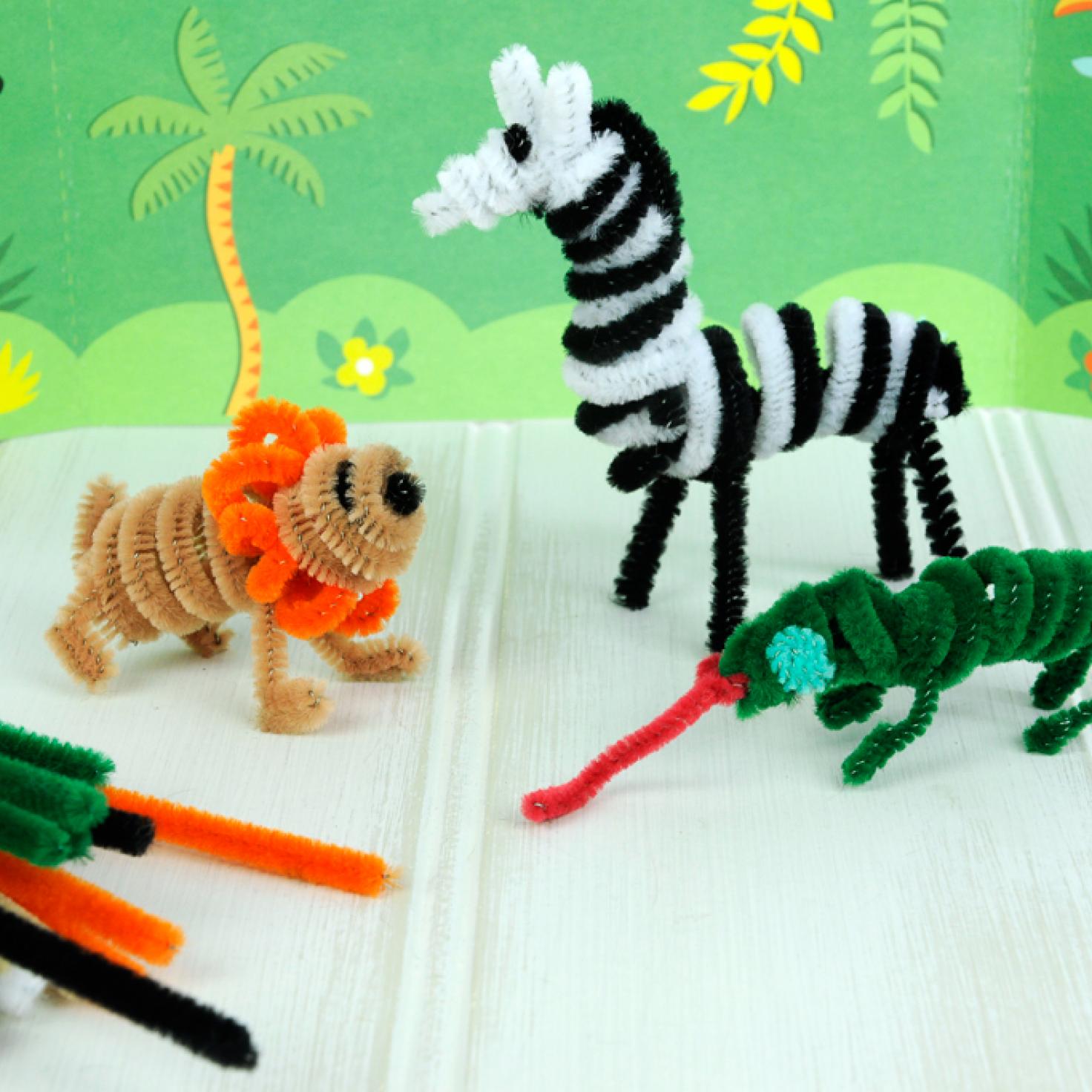 ﻿Wild Animal Pipe Cleaner Set | ﻿Rex London