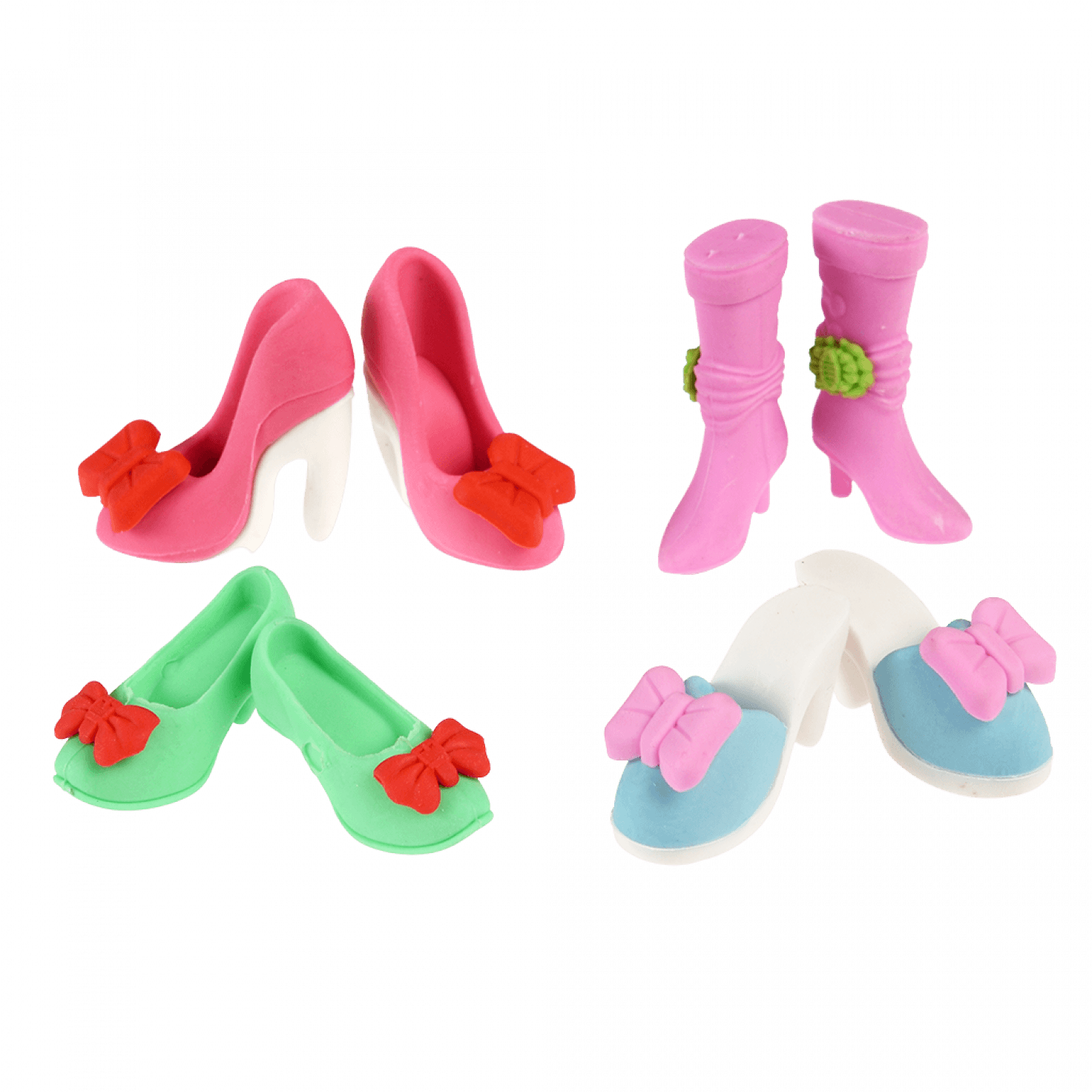 ﻿Set Of Eight Shoe Erasers | ﻿Rex London