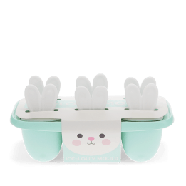 Blue ice lolly mould bunny ears