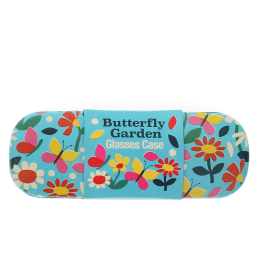 Glasses case & cleaning cloth - Butterfly Garden