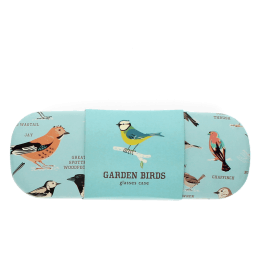 Glasses case & cleaning cloth - Garden Birds