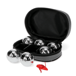 Mini Boules set in travel case