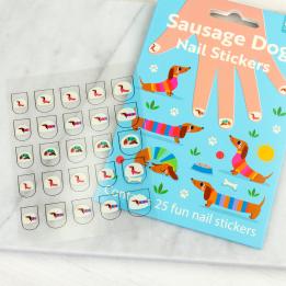 Children's nail stickers - Sausage Dog