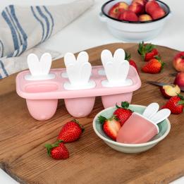 Bunny ear ice lolly mould - Pink